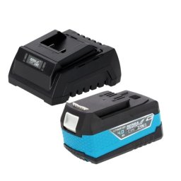 Set acumulator 18V 4Ah Li-Ion si incarcator Dedra SAS+ALL DED7030B03