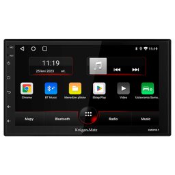 Radio auto 2 DIN Kruger&Matz cu CarPlay si Android Auto
