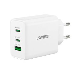 Incarcator J5Create 65W GAN USB-C 3-PORT Alb