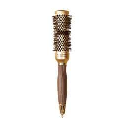 Perie OLIVIA GARDEN NanoThermic C+I Contour Thermal 32mm Auriu/Maro