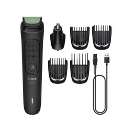 Aparat de Tuns Multifunctional Philips Seria 3000 MG3915/15 6in1 Autonomie 60 Min Negru