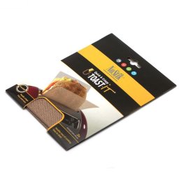 Set 2 folii pentru prajitor de paine NoStik BBB 652,14х34 cm, Reutilizabil, Protectie murdarie, Maro