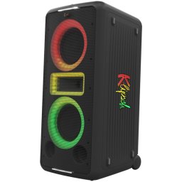 Boxa portabila Klipsch New York Black, 12 ore, Bluetooth 5.2, 5000 mAh, AUX, USB, Party Link, Microfon, Negru