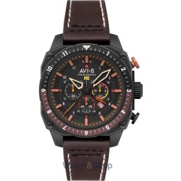 AVI-8 AVI-8 AV-4100-08 Mens Watch Hawker Hunter Dual Time Chronograph 43mm 5ATM AV-4100-08