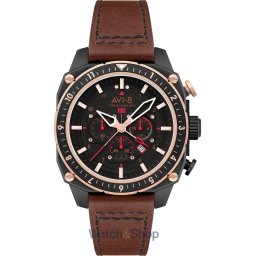 AVI-8 AVI-8 AV-4100-09 Mens Watch Hawker Hunter Dual Time Chronograph 43mm 5ATM AV-4100-09