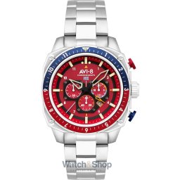 AVI-8 AVI-8 AV-4100-22 Mens Watch Hawker Hunter Dual Time Chronograph 43mm 5ATM AV-4100-22