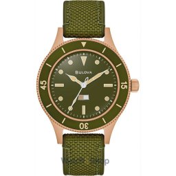 Bulova Bulova 98A324 Mens Watch MIL-SHIPS Bronze 150th Anniversary Automatic 41mm 20ATM 98A324