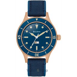 Bulova Bulova 98A325 Mens Watch MIL-SHIPS Bronze 150th Anniversary Automatic 41mm 20ATM 98A325