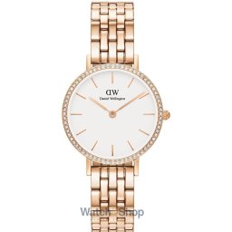 Daniel Wellington Daniel Wellington DW00100666 Ladies Watch Petite Lumine Bezel 5-Link Melrose 28mm 3ATM DW00100666