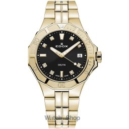 Edox Edox 53020-37JM-NID Delfin Diver Ladies Watch 38mm 20ATM 53020-37JM-NID