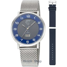 ETT Eco Tech Time ETT Eco Tech Time EGS-11621-32MS Mens Watch Atacama Solar Radio Controlled 40mm 5ATM EGS-11621-32MS