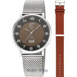 ETT Eco Tech Time ETT Eco Tech Time EGS-11624-22MS Mens Watch Atacama Solar Radio Controlled 40mm 5ATM EGS-11624-22MS