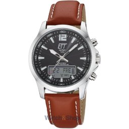 ETT Eco Tech Time ETT Eco Tech Time EGA-11713-21L Mens Watch Radio-controlled Solar Drive Professional Chronograph 45mm 5ATM EGA-11713-21L