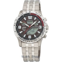ETT Eco Tech Time ETT Eco Tech Time EGT-11720-22M Mens Watch Radio-controlled Solar Drive Professional Chronograph Titan 45mm 10ATM EGT-11720-22M