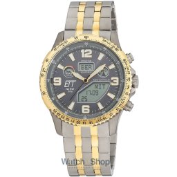 ETT Eco Tech Time ETT Eco Tech Time EGT-11722-52M Mens Watch Radio-controlled Solar Drive Professional Chronograph Titan 45mm 10ATM EGT-11722-52M