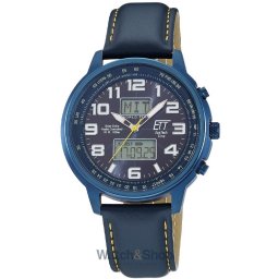 ETT Eco Tech Time ETT Eco Tech Time EGS-11734-32L Mens Watch Solar Drive Radio-controlled 48mm 10ATM EGS-11734-32L