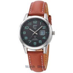 ETT Eco Tech Time ETT ELS-11588-22L Solar Drive Radio Controlled Gobi Ladies Watch 34mm 5ATM ELS-11588-22L
