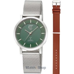 ETT Eco Tech Time ETT Eco Tech Time ELS-11618-81MS Ladies Watch Atacama Solar Radio Controlled 36mm 5ATM ELS-11618-81MS
