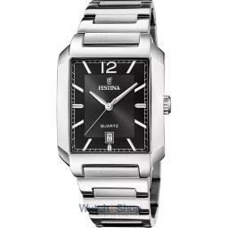 Festina Festina F20677/4 Mens Watch Quartz Square 36mm 5ATM F20677/4