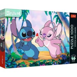 Trefl Premium Plus: Puzzle Lilo & Stitch - 1000 de piese