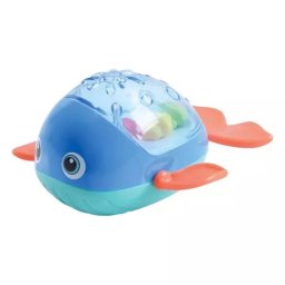 Playgo: Balenă de baie plutitoare cu mecanism de întoarcere
