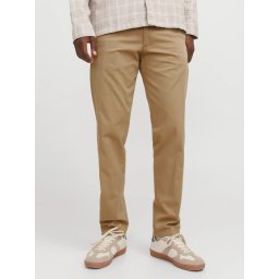 Jack & Jones, Pantaloni chino barbati, cu talie medie, Relaxed Fit, JPSTKANE BARRET, Maro (SELECTATI MARIMEA: 30, SELECTATI LUNGIMEA: 30)