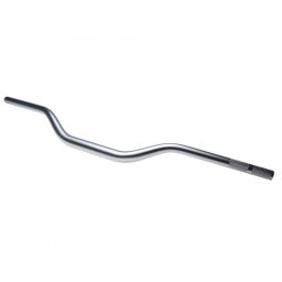 Ghidon moto enduro atv aluminiu, prindere 28,5mm, echivalent Renthal H839, culoare argintiu