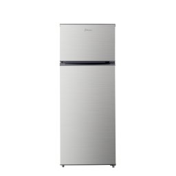 RESIGILAT - Frigider cu 2 usi STARCREST SF-210IX-E, 210 L, Clasa E, Iluminare LED, Inox Antiamprenta Termostat Ajustabil, Usi reversibile, H 143 cm, Inox