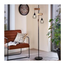 Eglo 43137 - Lampadar TOWNSHEND 2xE27/60W/230V