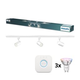 Philips - Spot LED dimabil pe șină, sistem EASYLINK HUE 3xGU10/4,7W/230V + Hue Bridge