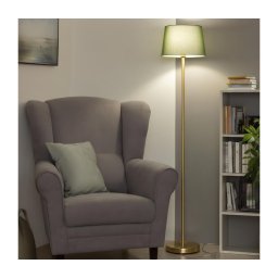 Brilagi - Lampă LED de podea CERIA 1xE27/20W/230V, diam. 30 cm verde/auriu