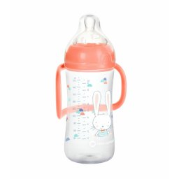 Bebe confort biberon emotion pp cu manere 270ml pink