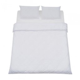 Lenjerie Pat Heinner HR-4KSBED-TFWHT | Broderie Tufata, Alb, 4 Piese