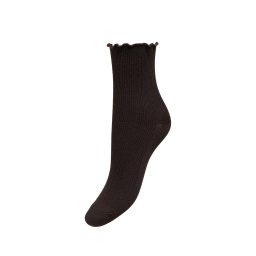 ONLY Șosete Onlcaya Lettuce Edge Socks Acc 15385565 19-0915 TCX coffee bean