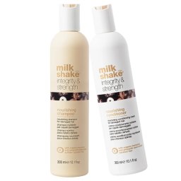 Kit pentru reparare profunda si hidratarea parului uscat si degradat, Milk Shake Integrity Strength Nourishing
