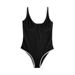 Next Costum de baie întreg negru
