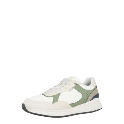 GEOX Sneaker low 'BRANTHON' grej / oliv / alb / alb murdar