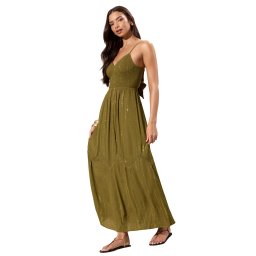 Lipsy Rochie auriu / oliv