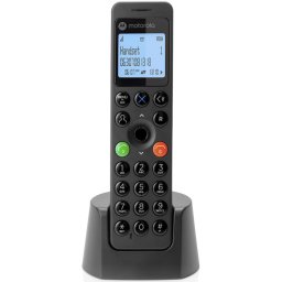 Telefon Fara Fir Motorola DOT201 Afisaj LCD Agenda 100 Contacte Negru