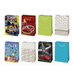 Pungă cadou cu model pentru băieți - 29 x 40 cm, diverse modele