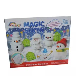 Set DIY pentru modelat oameni de zăpadă din plastilină de zăpadă – 14 buc.