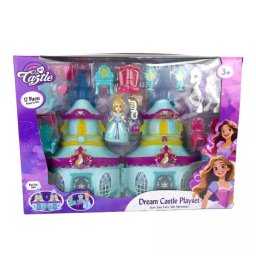 Set de joacă castel cu sunet și lumină – 17 piese