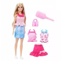 Barbie: Păpușă Barbie ușor de îmbrăcat și coafat, cu accesorii