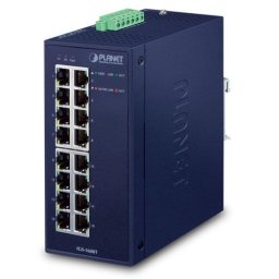 Switch PLANET IGS-1600T network switch Unmanaged L2 Gigabit Ethernet (10/100/1000) Blue