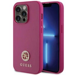 Husa Guess GUHCP15XPS4DGPP iPhone 15 Pro Max 6.7" pink/pink hardcase Strass Metal Logo