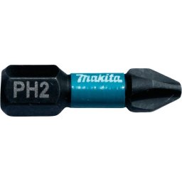 Makita MAKITA KOŃCÓWKA WKRĘTAKOWA PH2-25mm /2szt. IMPACT BLACK