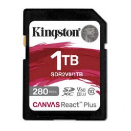 Card Memorie SDXC Kingston Canvas React Plus SDR2V6/1TB 1TB, Class 10, UHS-II U3, V60