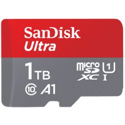 Card Memorie microSDXC SanDisk Ultra SDSQUAC-1T00-GN6MN Android A1, 1TB, Clasa 10 / UHS-1 U1