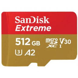 Card Memorie microSDXC SanDisk Extreme SDSQXAV-512G-GN6MN, 512Gb, Clasa 10 / UHS-1 U3