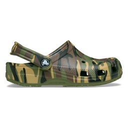 Saboti Crocs Classic Toddler Camouflage Clog Verde - Army Green/Multi